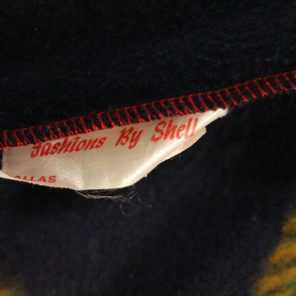 Vtg FASHIONS BY SHELL Dallas Plaid Patchwork Vest - Picture 13 of 13